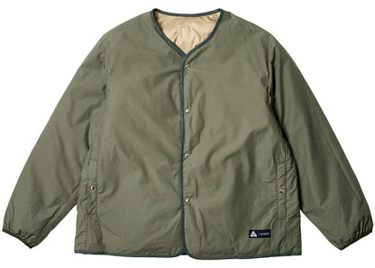 Palace x Nanamica Reversible Down Cardigan Sage Green