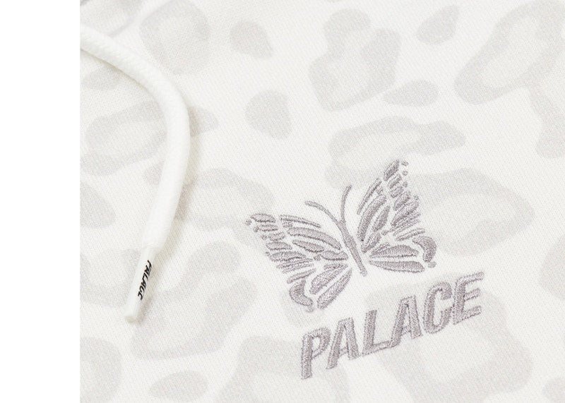 Palace x Needles Hood White