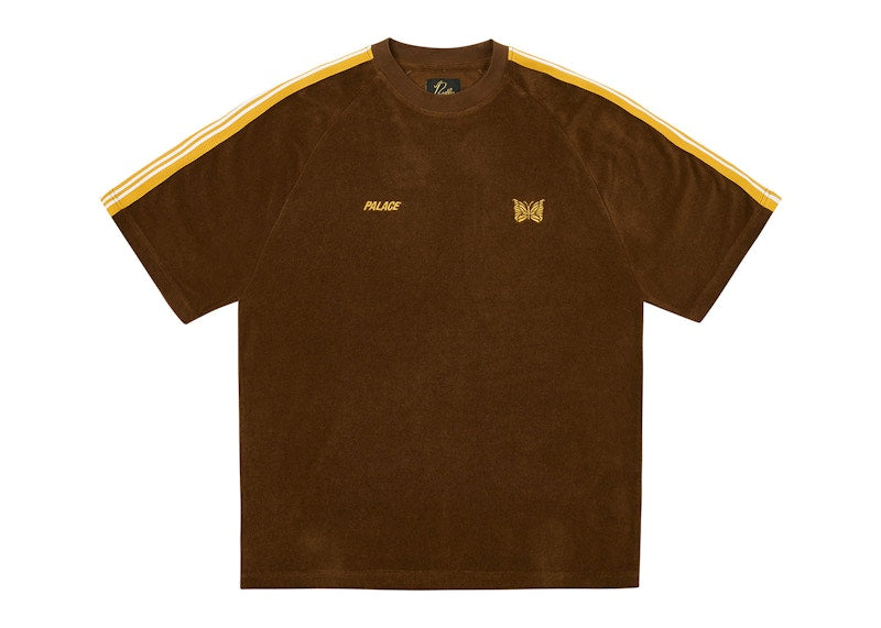 Palace x Needles Towelling T-Shirt Brown