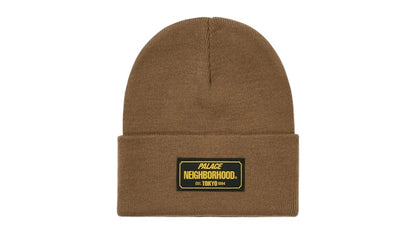 Palace x Neighborhood Beanie Tan