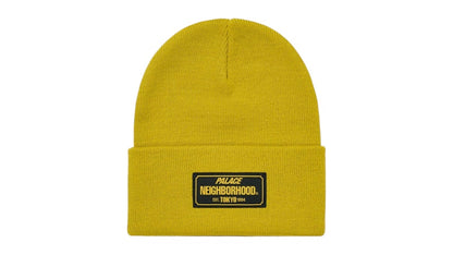Palace x Neighborhood Beanie Yellow