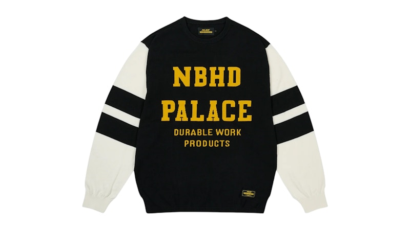 Palace x Neighborhood Knitted Moto Top Black