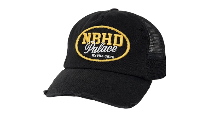 Palace x Neighborhood Mesh Trucker Black Denim