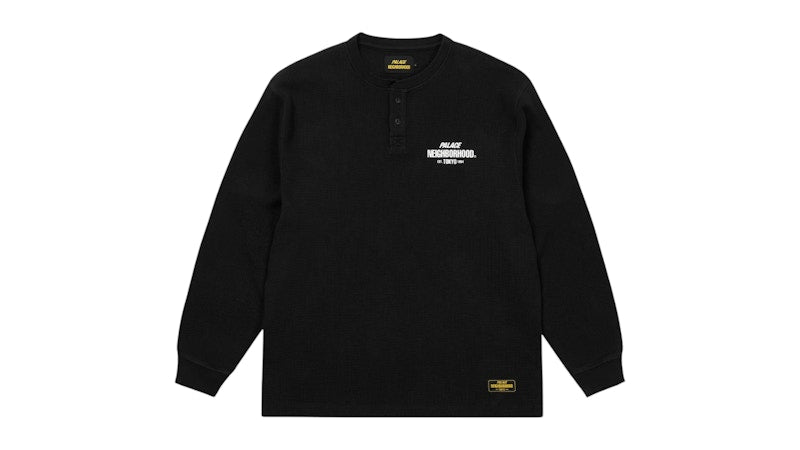 Palace x Neighborhood Waffle Jersey Black