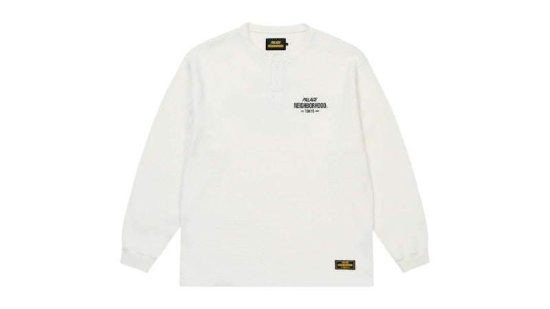 Palace x Neighborhood Waffle Jersey White