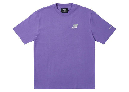 Palace x New Balance Logo T-Shirt Purple