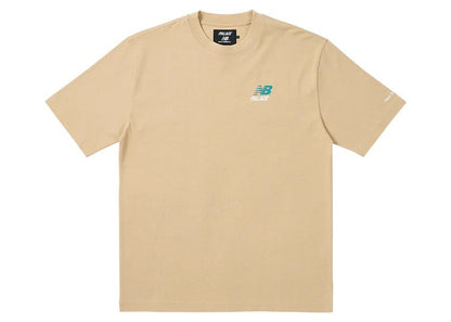 Palace x New Balance Logo T-Shirt Tan