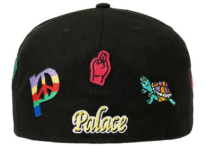Palace x New Era Jesus 59Fifty Fitted Hat Black