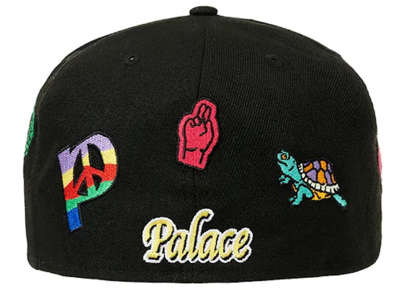 Palace x New Era Jesus 59Fifty Fitted Hat Black