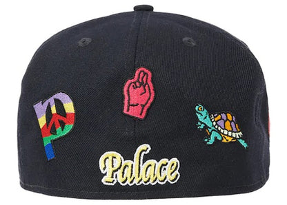 Palace x New Era Jesus 59Fifty Fitted Hat Navy