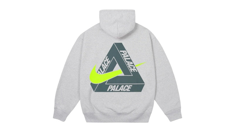 Palace x Nike Tri Swoosh Hood Grey Marl