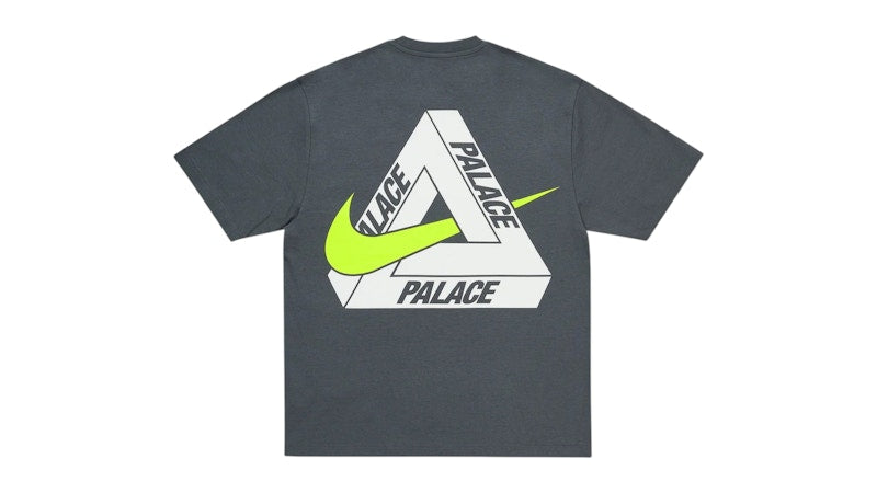 Palace x Nike Tri Swoosh T-Shirt Charcoal