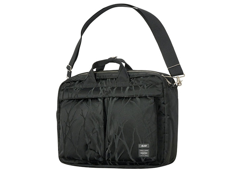 Palace x Porter 3 Way Briefcase Black/Jacquard