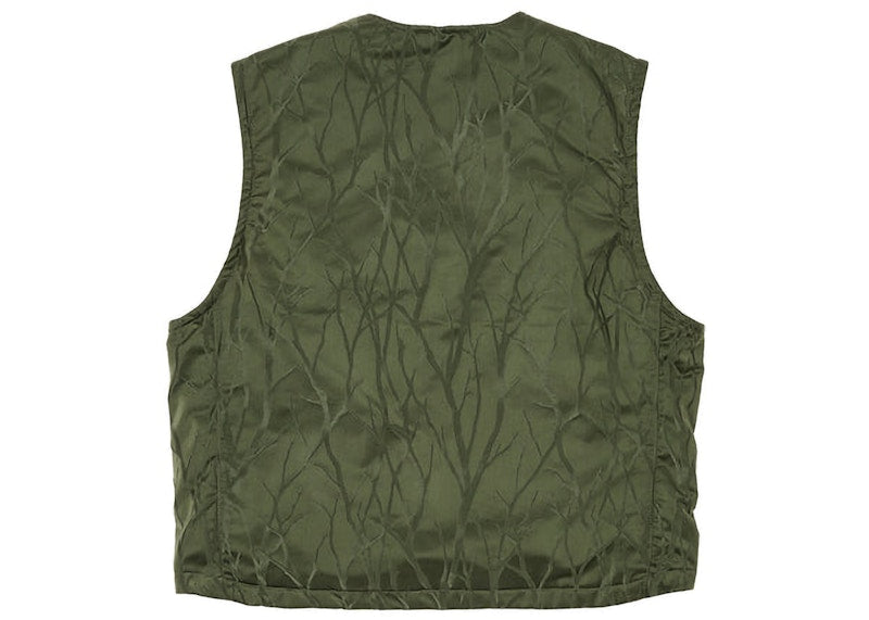 Palace x Porter Field Vest Olive/Jacquard
