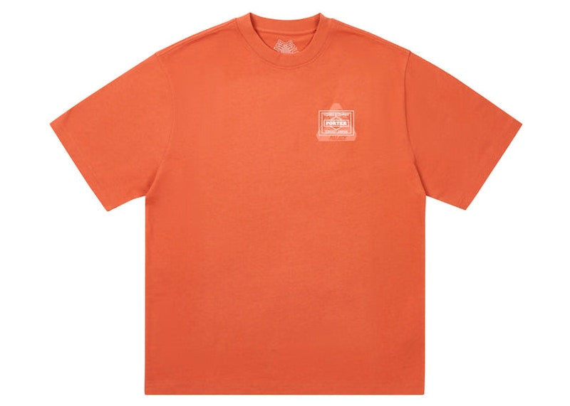 Palace x Porter Logo T-Shirt Orange