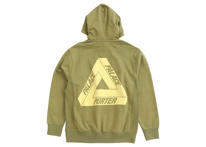 Palace x Porter Tri Ferg Hoodie Khaki