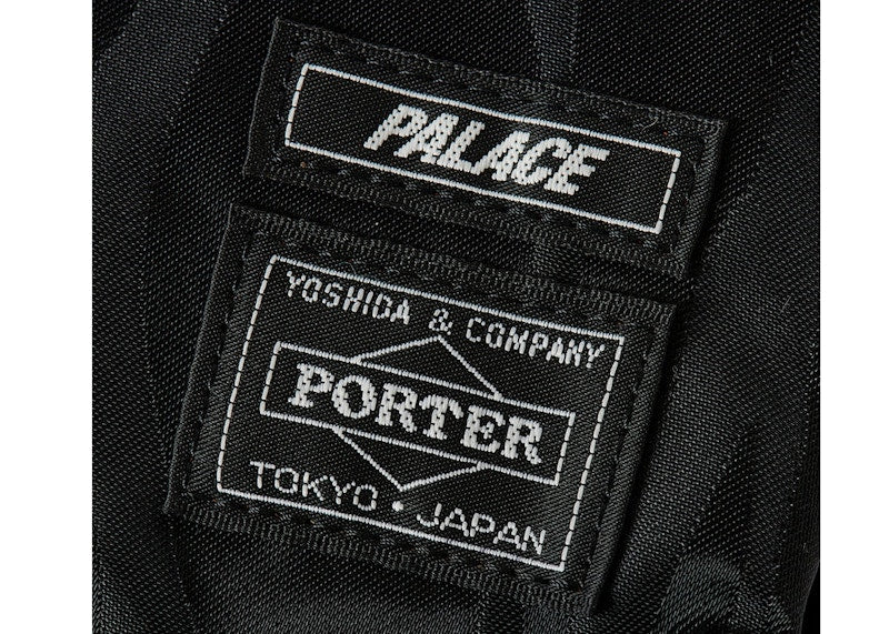 Palace x Porter Vertical Shoulder Bag Black/Jacquard