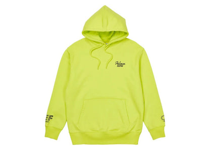 Palace x Rapha EF Education First Hoodie Neon Yellow