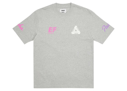 Palace x Rapha EF Education First T-shirt Grey Marl