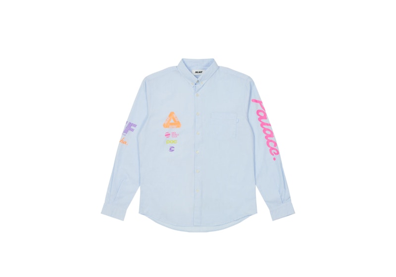Palace x Rapha Off Bike Boojie Shirt Light Blue