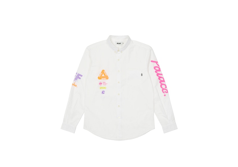 Palace x Rapha Off Bike Boojie Shirt White
