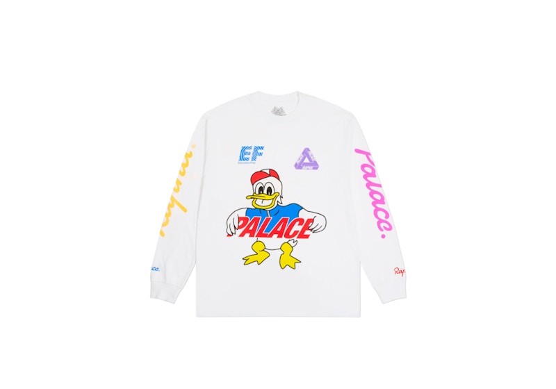 Palace x Rapha Off Bike Longsleeve White