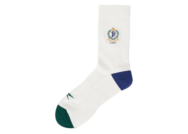 Palace x Reebok NPC Socks White