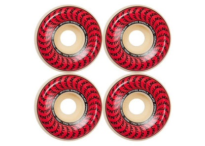 Palace x Spitfire Conical Full Formula Four Natural 52mm Wheels White/Red