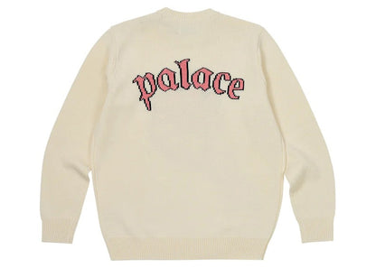 Palace x Spitfire Knit Cream