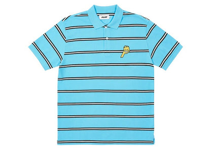 Palace x Spitfire Polo Blue