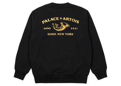 Palace x Stella Artois Cartouche Crew Black