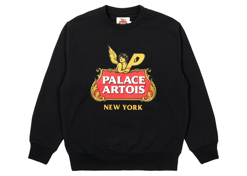 Palace x Stella Artois Cartouche Crew Black