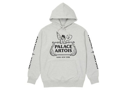 Palace x Stella Artois Chalice Hood Grey Marl