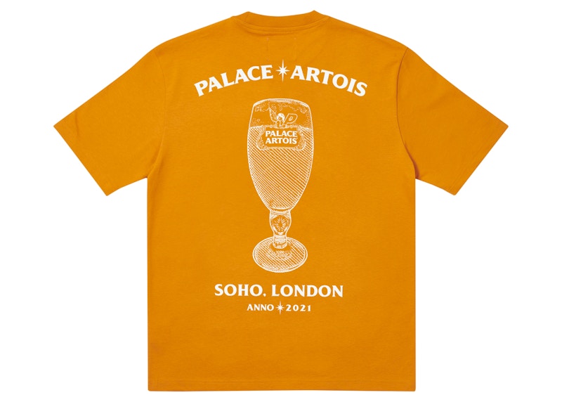 Palace x Stella Artois Chalice T-shirt Gold
