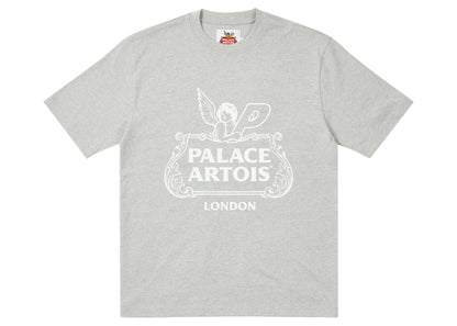 Palace x Stella Artois Chalice T-shirt Grey Marl
