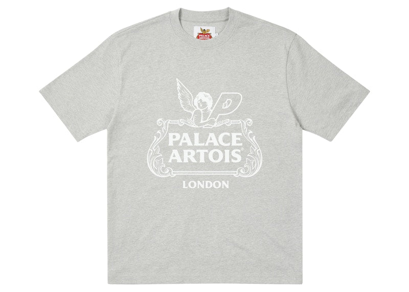Palace x Stella Artois Chalice T-shirt Grey Marl