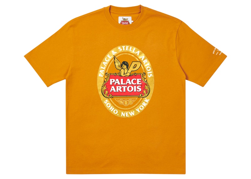 Palace x Stella Artois Coaster T-shirt Gold
