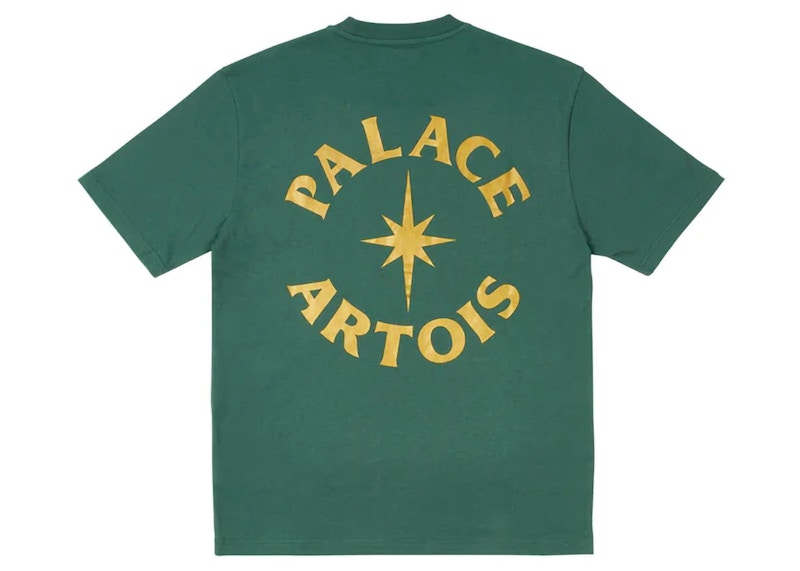 Palace x Stella Artois T-Shirt Bottle Green