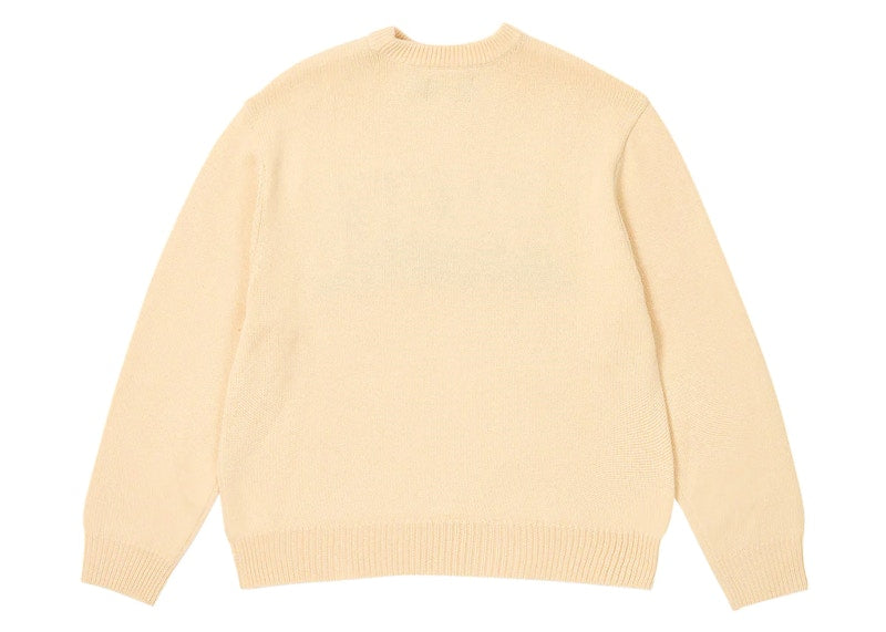 Palace x Thrasher Knit Off White