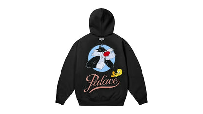Palace x UGG Looney Tunes Hoodie Black