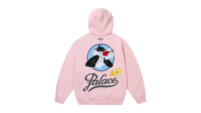 Palace x UGG Looney Tunes Hoodie Pink