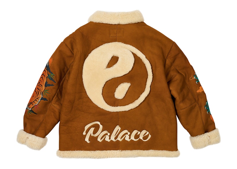 Palace x UGG Shearling Jacket Chestnut