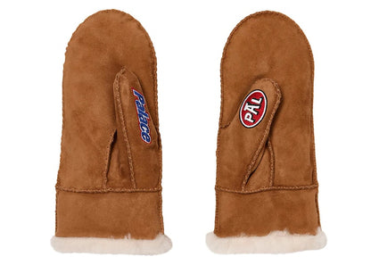 Palace x UGG Sheepskin Mitten Chestnut