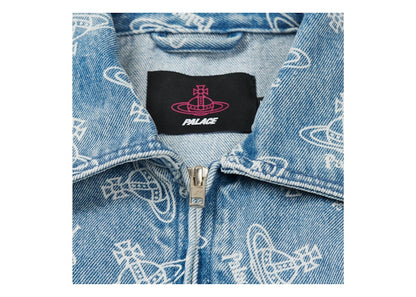 Palace x Vivienne Westwood Denim Flight Suit Orb Stone Wash