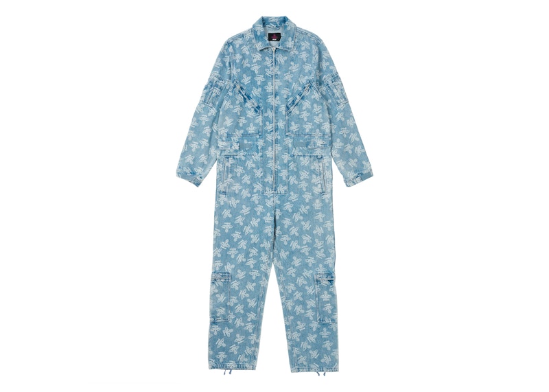 Palace x Vivienne Westwood Denim Flight Suit Orb Stone Wash
