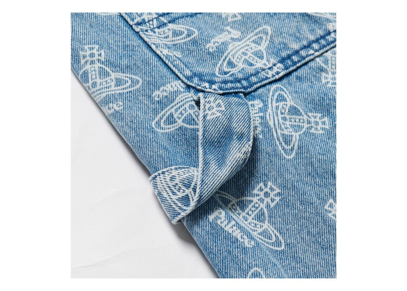 Palace x Vivienne Westwood Denim Short Orb Stone Wash