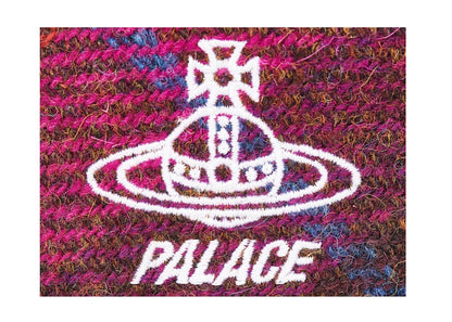 Palace x Vivienne Westwood GORE-TEX Harris Tweed Beret Plaid Pink