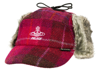 Palace x Vivienne Westwood GORE-TEX Shooting Cap Plaid Pink