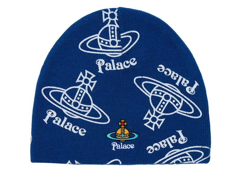 Palace x Vivienne Westwood Jersey Beanie Indigo