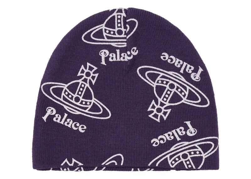 Palace x Vivienne Westwood Jersey Beanie Purple
